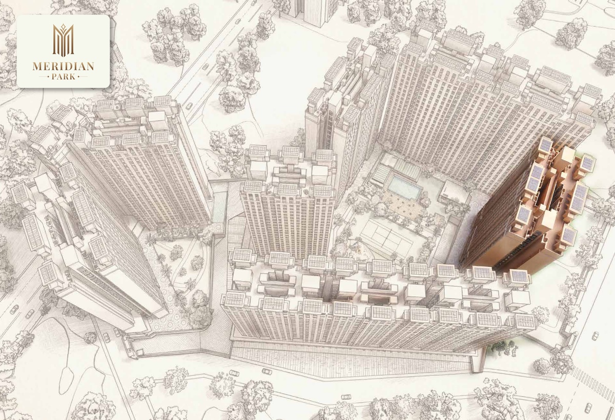 Meridian Park Shilphata floor plan drawing